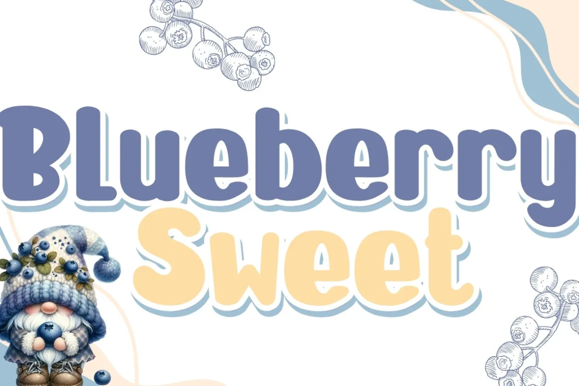 Blueberry Sweet - Handwritten