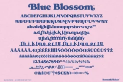 Blue Blossom - An Expressive Font