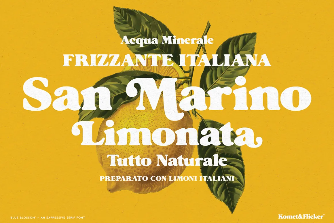 Blue Blossom - An Expressive Font