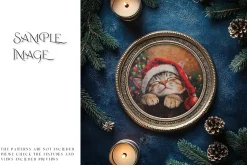 Blue Christmas Frames Collection