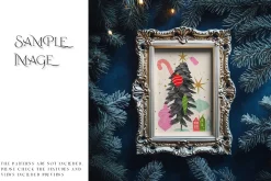 Blue Christmas Frames Collection