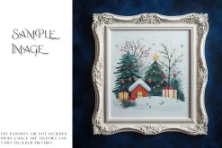 Blue Christmas Frames Collection