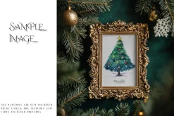 Blue Christmas Frames Collection