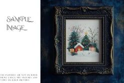 Blue Christmas Frames Collection