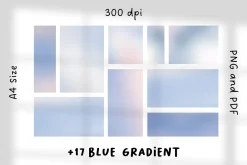 17+ Blue Gradient Backgrounds