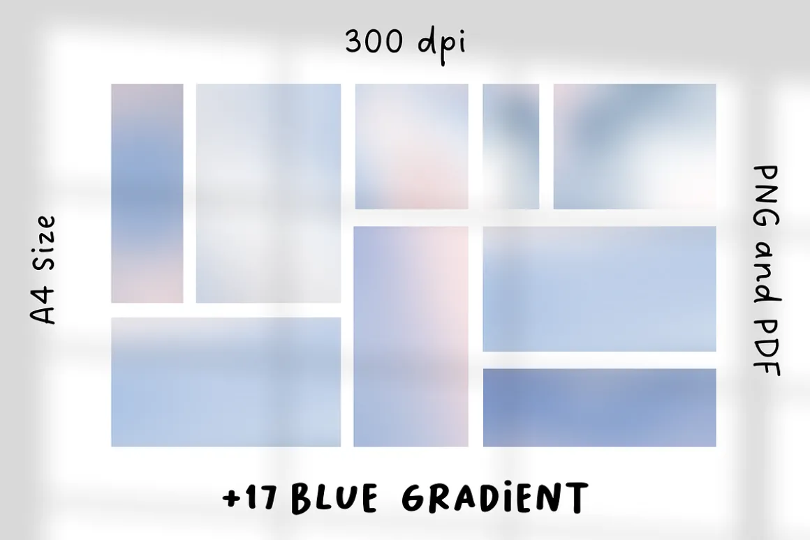 17+ Blue Gradient Backgrounds