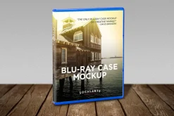 Blu-ray Case + Disc Mockup