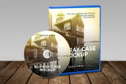 Blu-ray Case + Disc Mockup