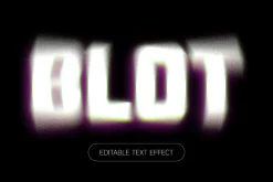 Blurred Glitch Text Effect
