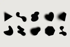 Blurred Cutout Masks Kit