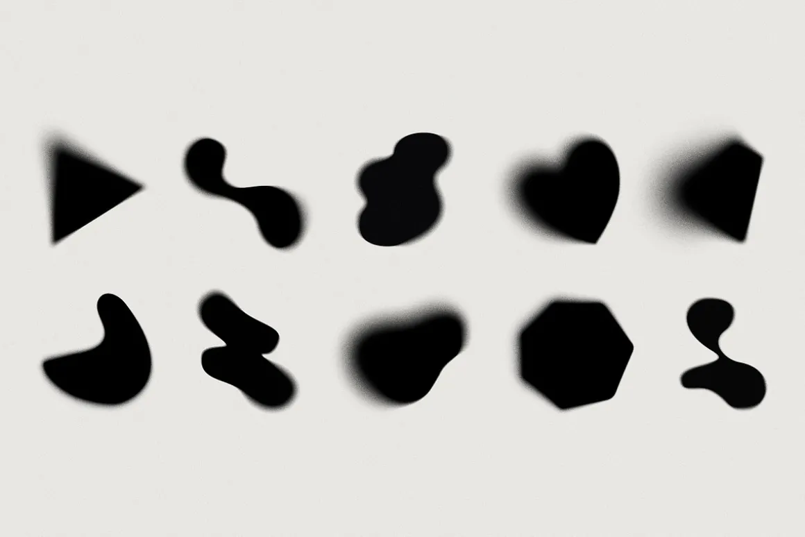 Blurred Cutout Masks Kit