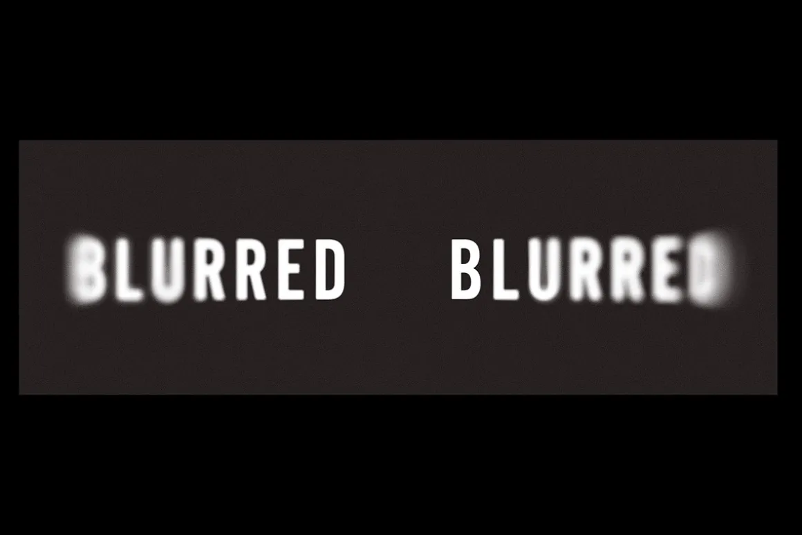 Blurred Text Effect