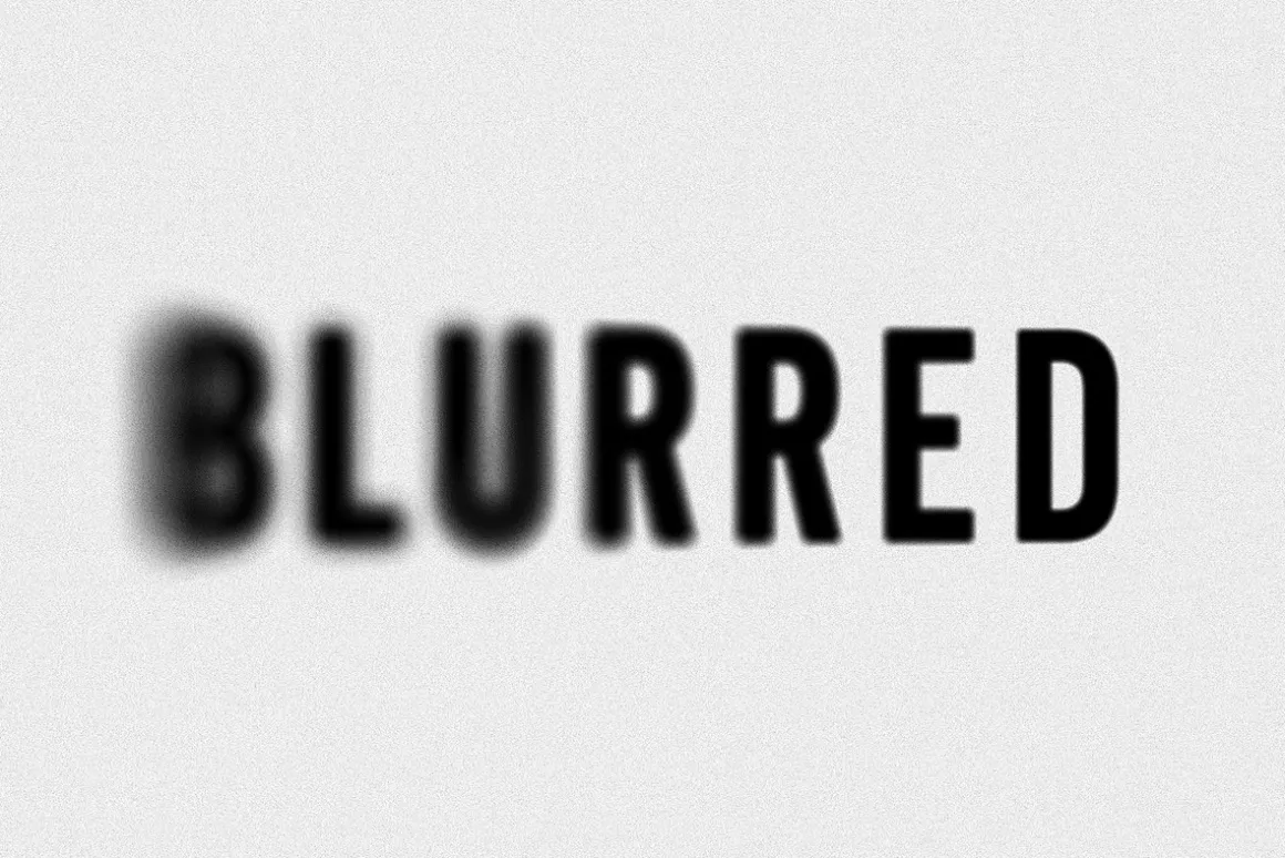 Blurred Text Effect