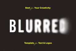 Blurred Text Effect