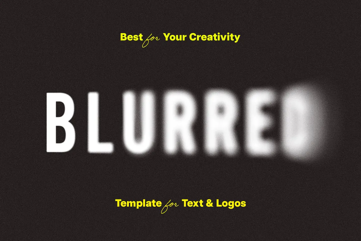 Blurred Text Effect