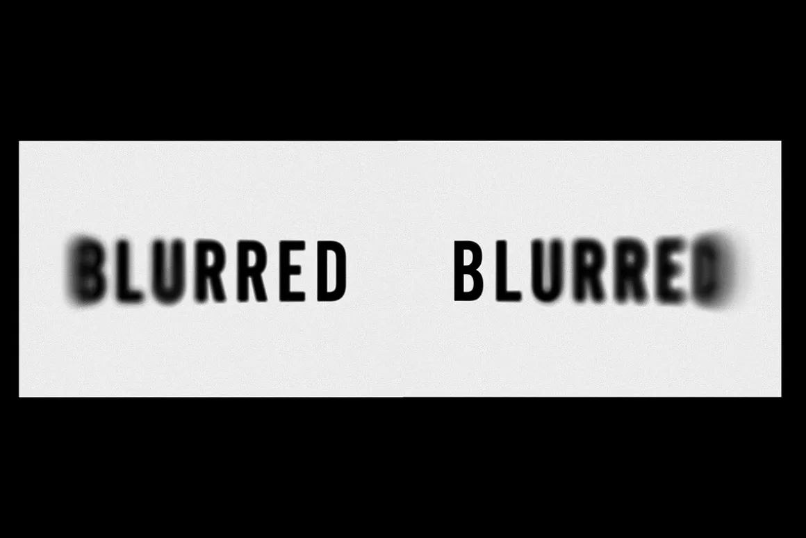 Blurred Text Effect