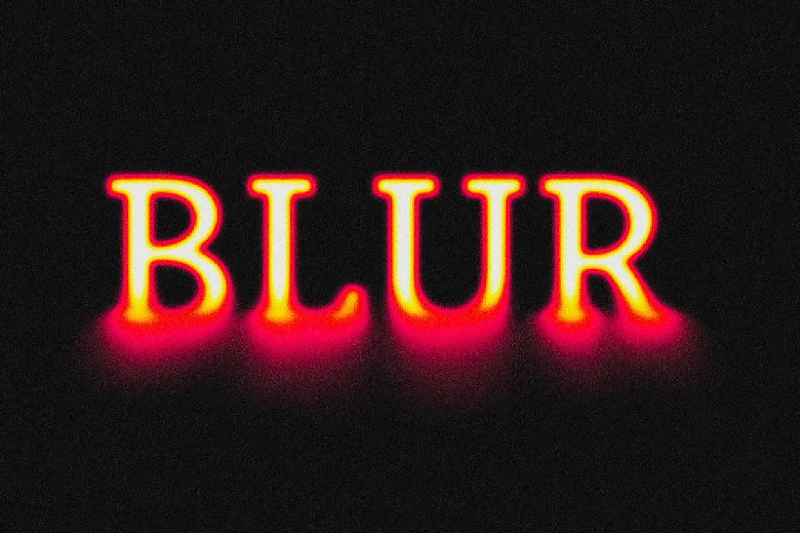 Blur Text Effect