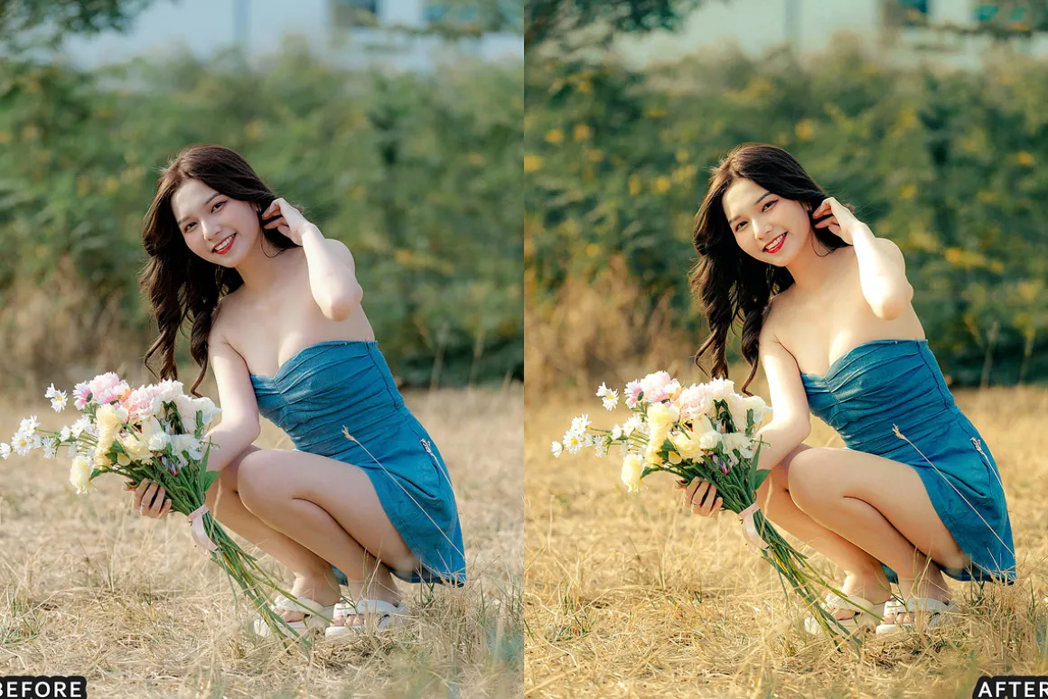 Blush Meadow Tones Lightroom Presets