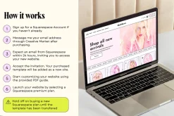Blush Pink Pastel Website Template