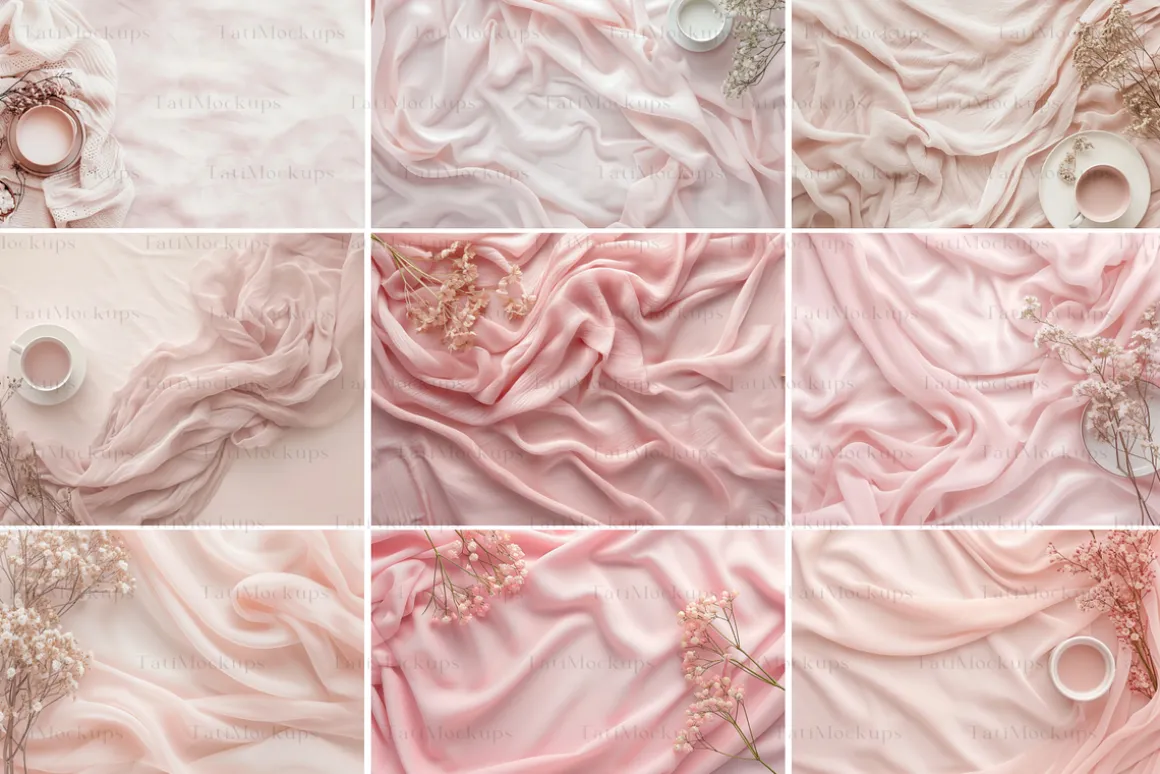 Blush Pink Table Flat Lay Bundle