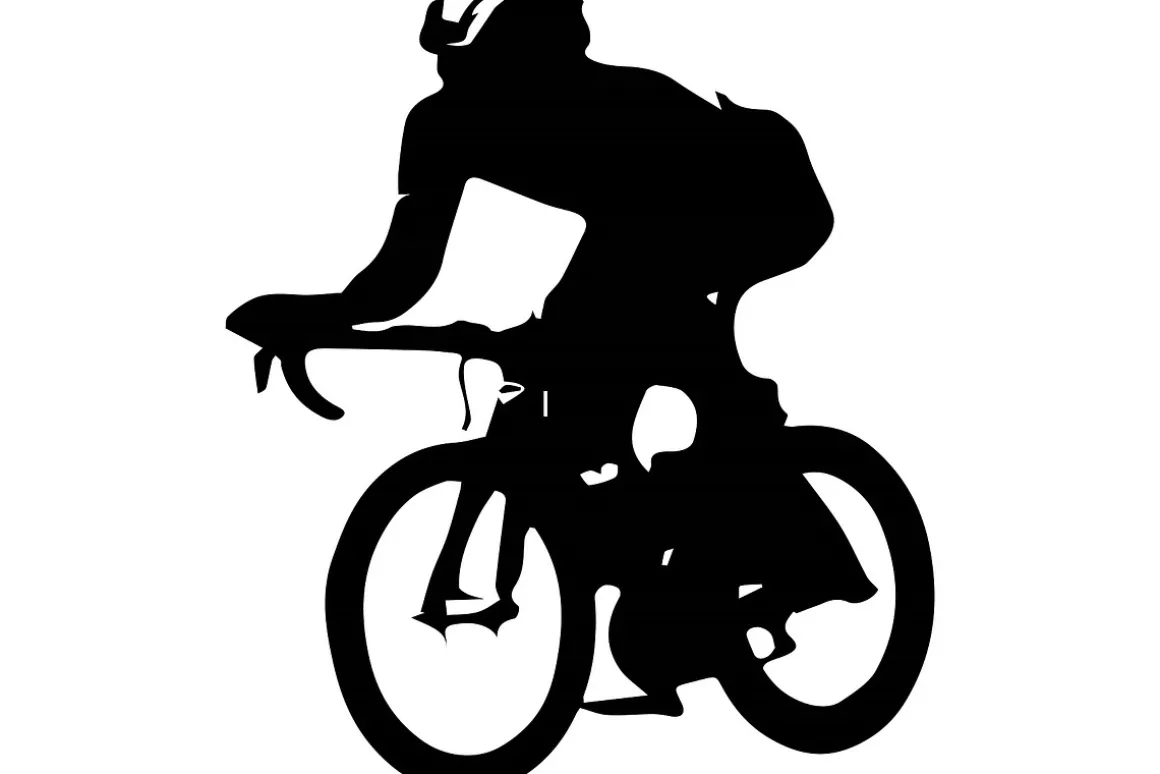 Bmx Rider Silhouette clipart