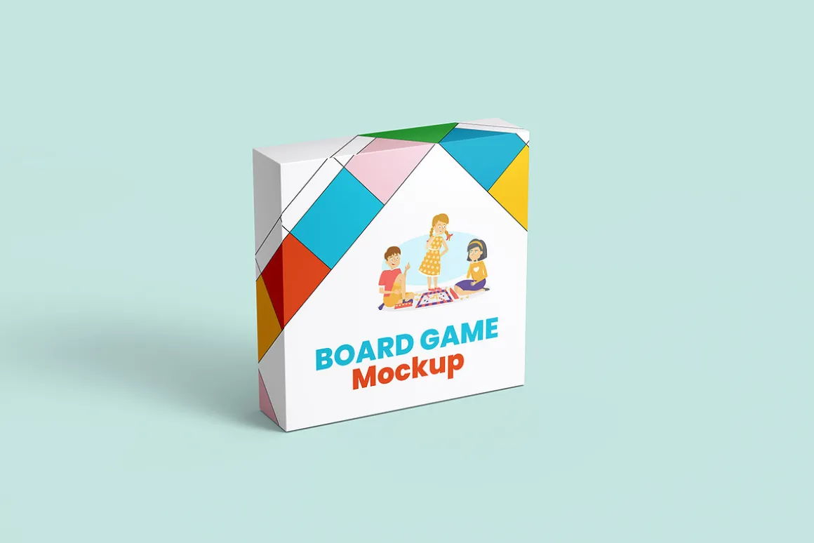 Board Game Mockup - 6 Views