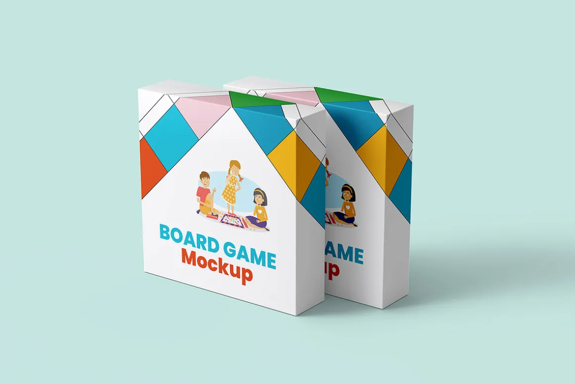 Board Game Mockup - 6 Views