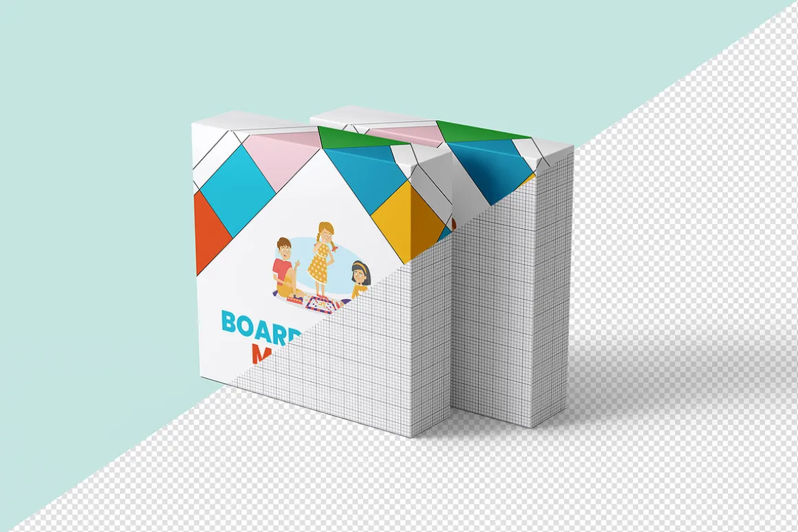 Board Game Mockup - 6 Views