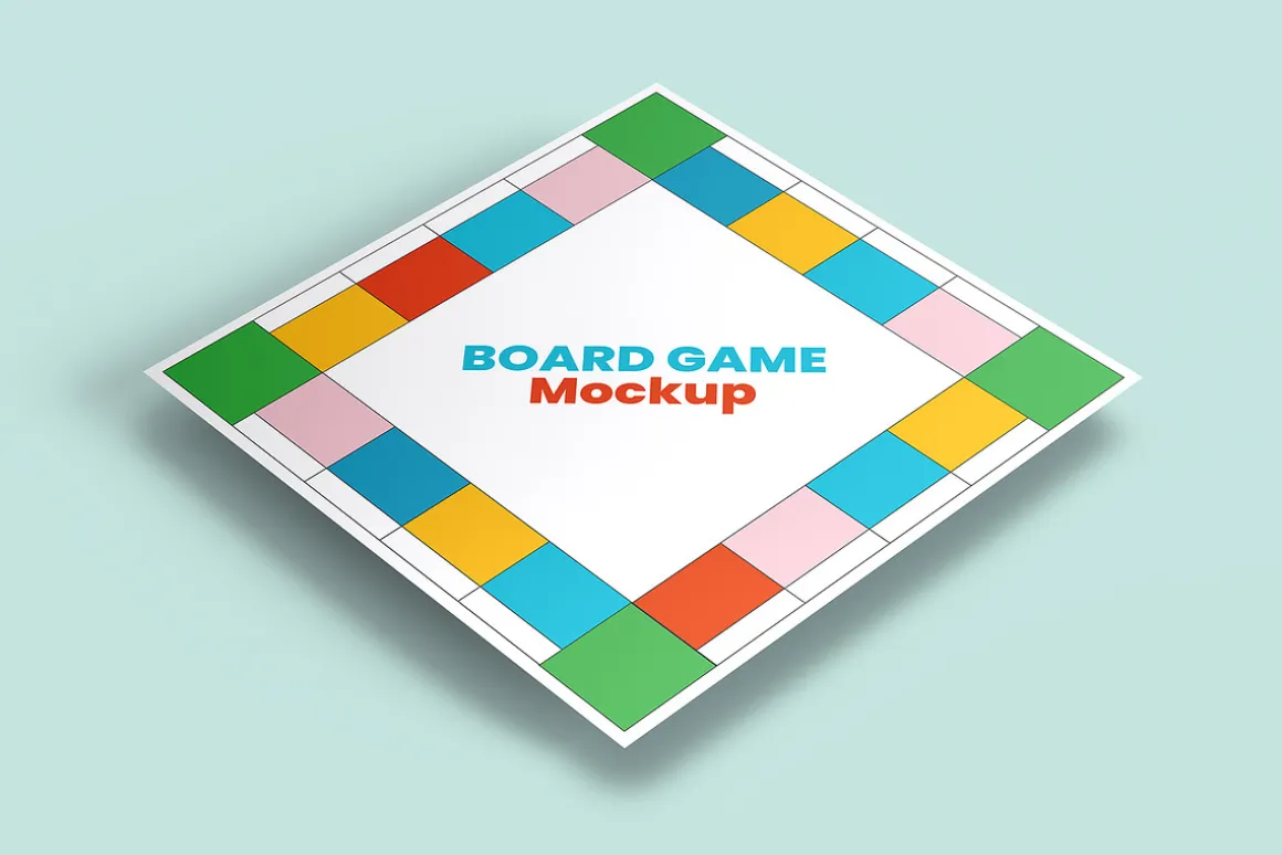 Board Game Mockup - 6 Views