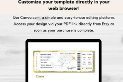 Boarding Pass for Valentine's Day