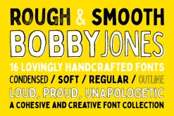 Bobby Jones - 16 Fonts