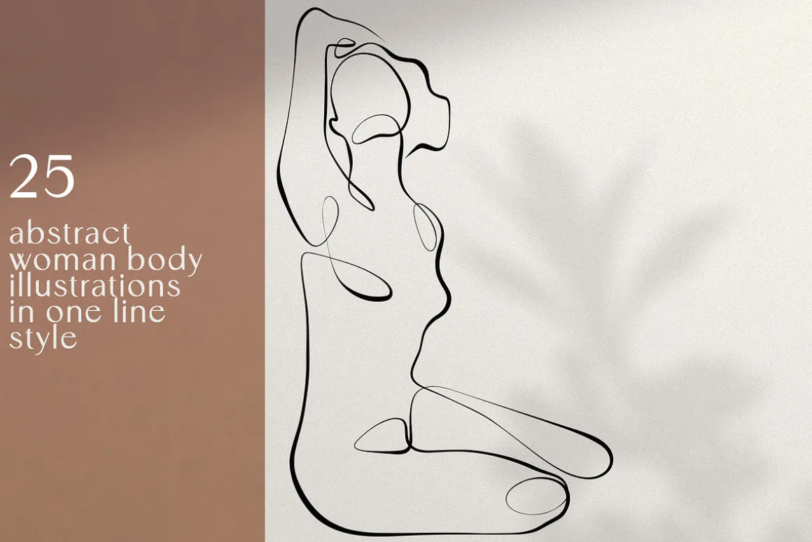 BODY - abstract one line art