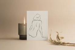 BODY - abstract one line art