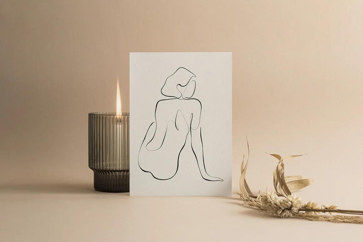 BODY - abstract one line art