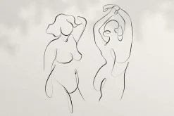 BODY - abstract one line art