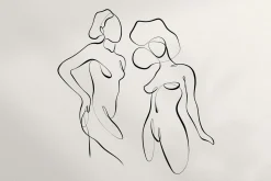 BODY - abstract one line art