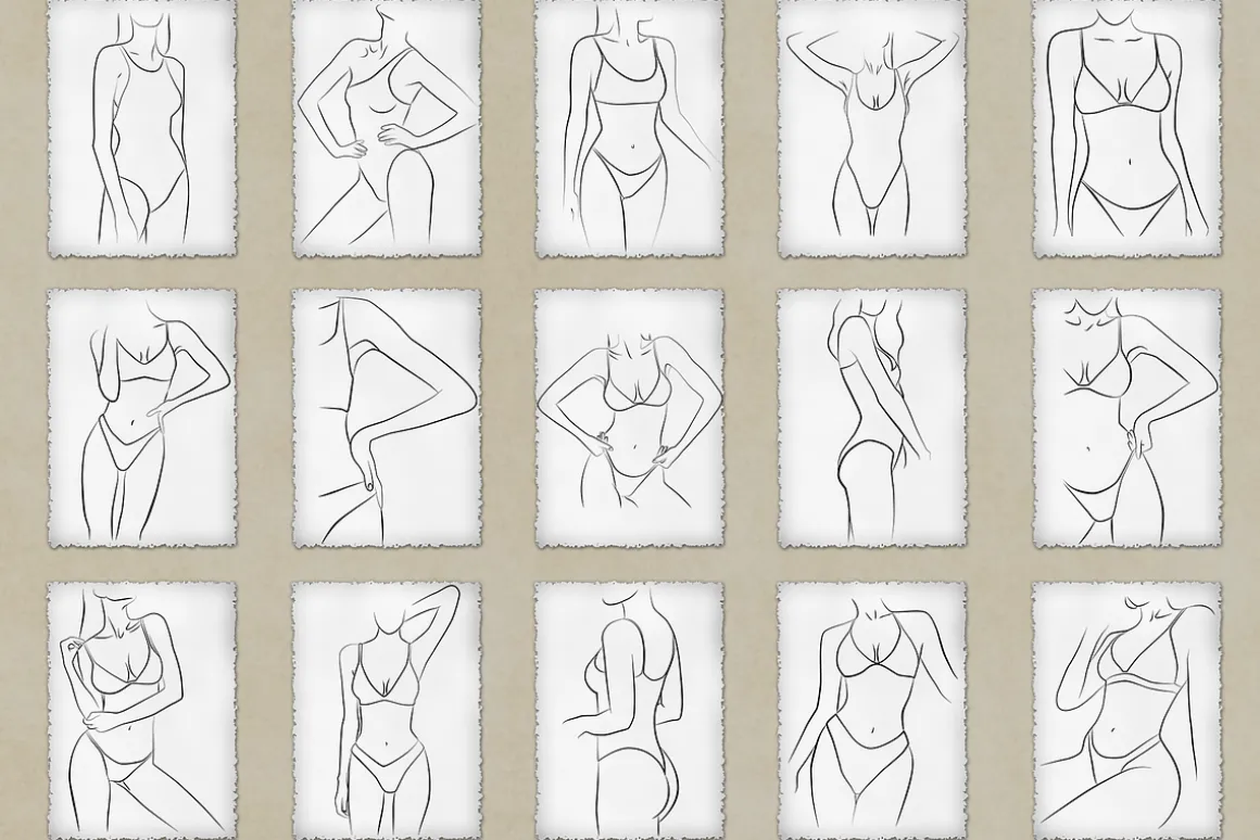 Body line art