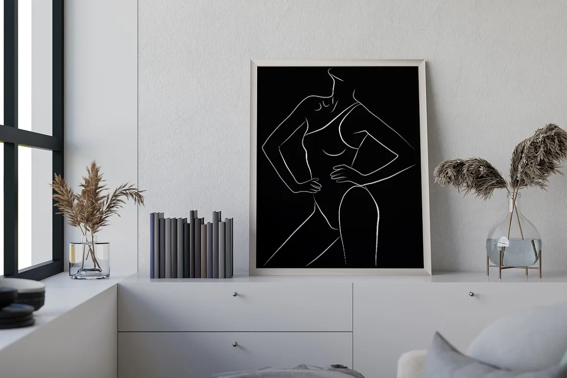Body line art