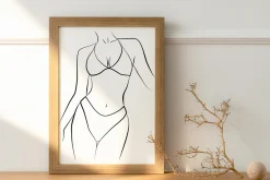 Body line art