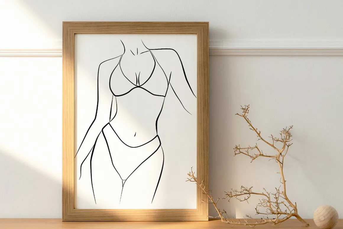 Body line art