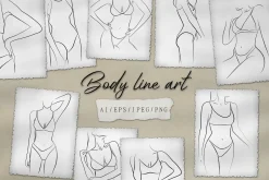 Body line art