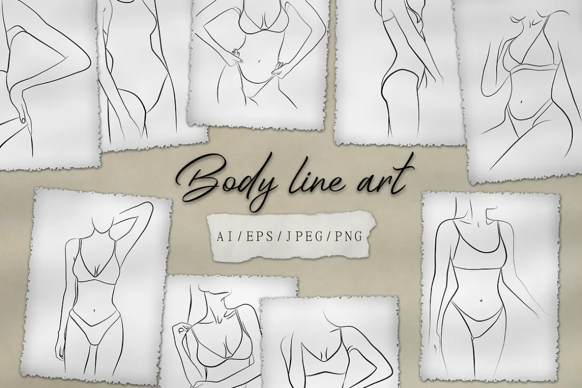 Body line art
