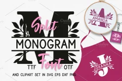Bogi Split Monogram