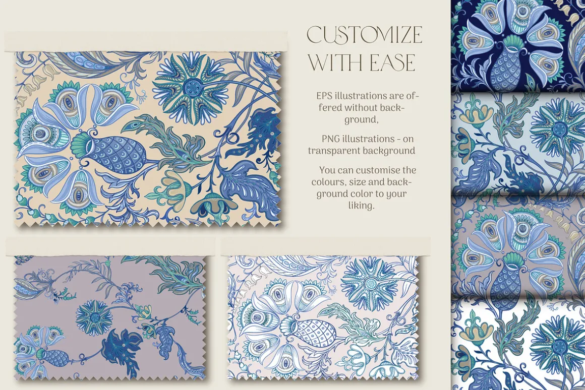 Bohemian Spirit 6 Seamless Patterns