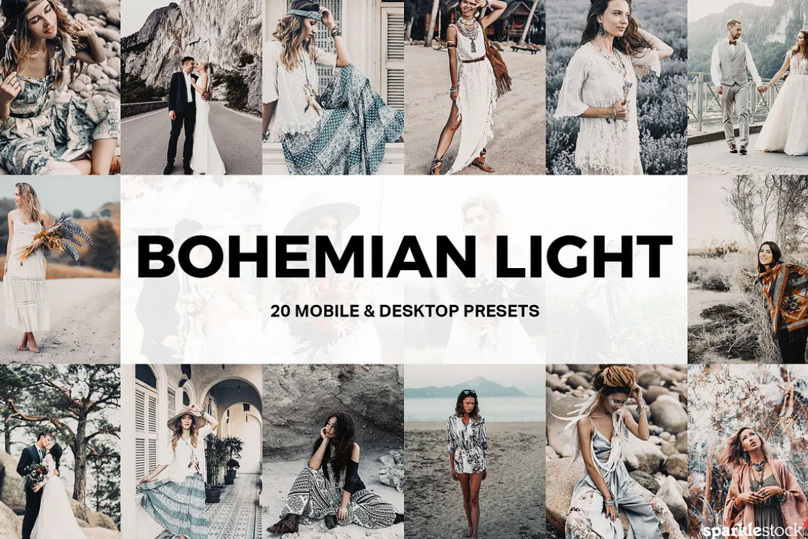 20 Bohemian Light Lightroom Presets