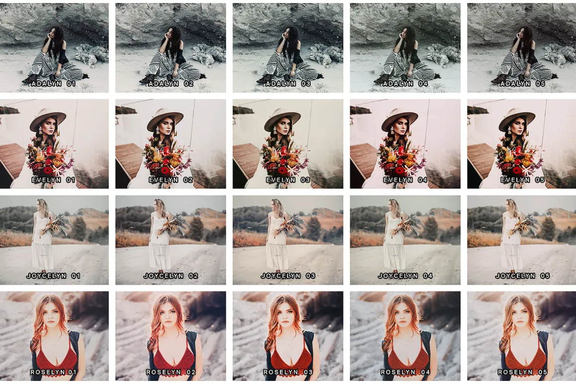 20 Bohemian Light Lightroom Presets