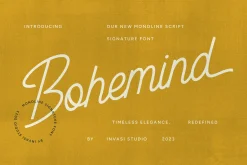 Bohemind - Monoline Signature Font