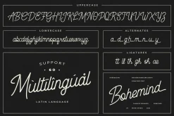 Bohemind - Monoline Signature Font
