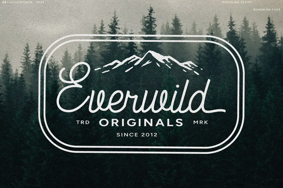 Bohemind - Monoline Signature Font