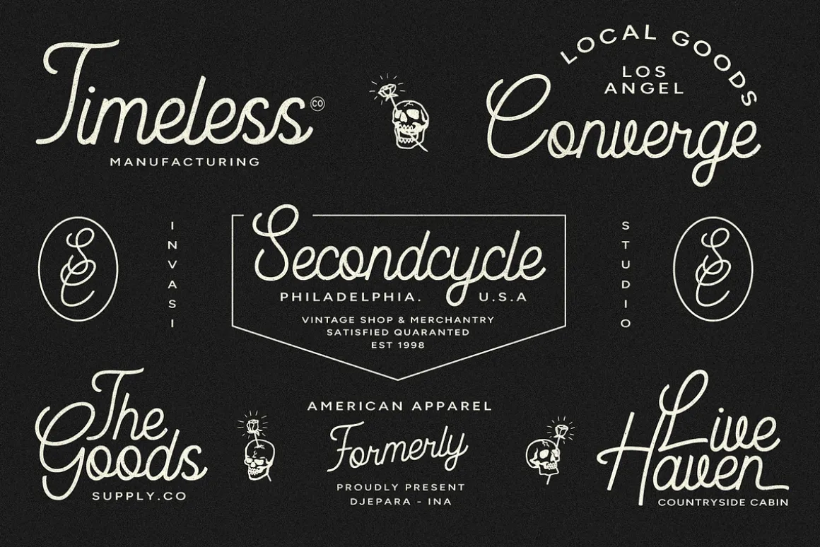 Bohemind - Monoline Signature Font